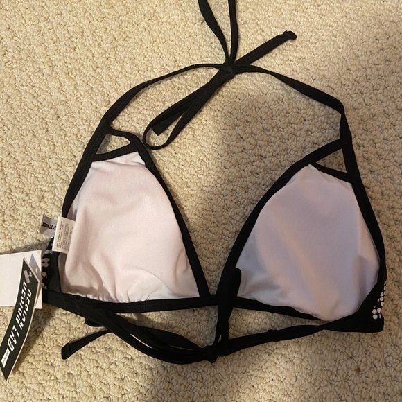 DESIGN LAB Geometric triangle bikini top - Picture 2 of 3